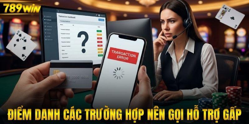 Điểm danh các trường hợp nên gọi hỗ trợ gấp 